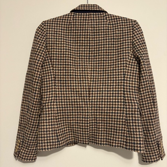 J. Crew Tan and Black Houndstooth Blazer - Picture 13 of 13